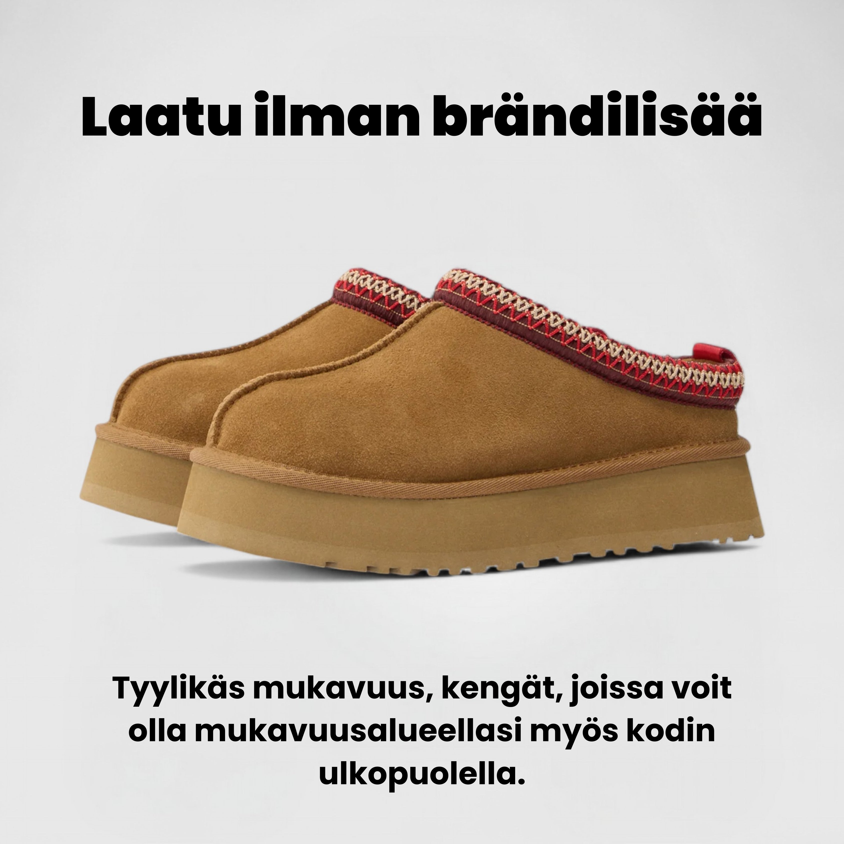 Comfort Slippers — sisä- ja ulkokäyttöön