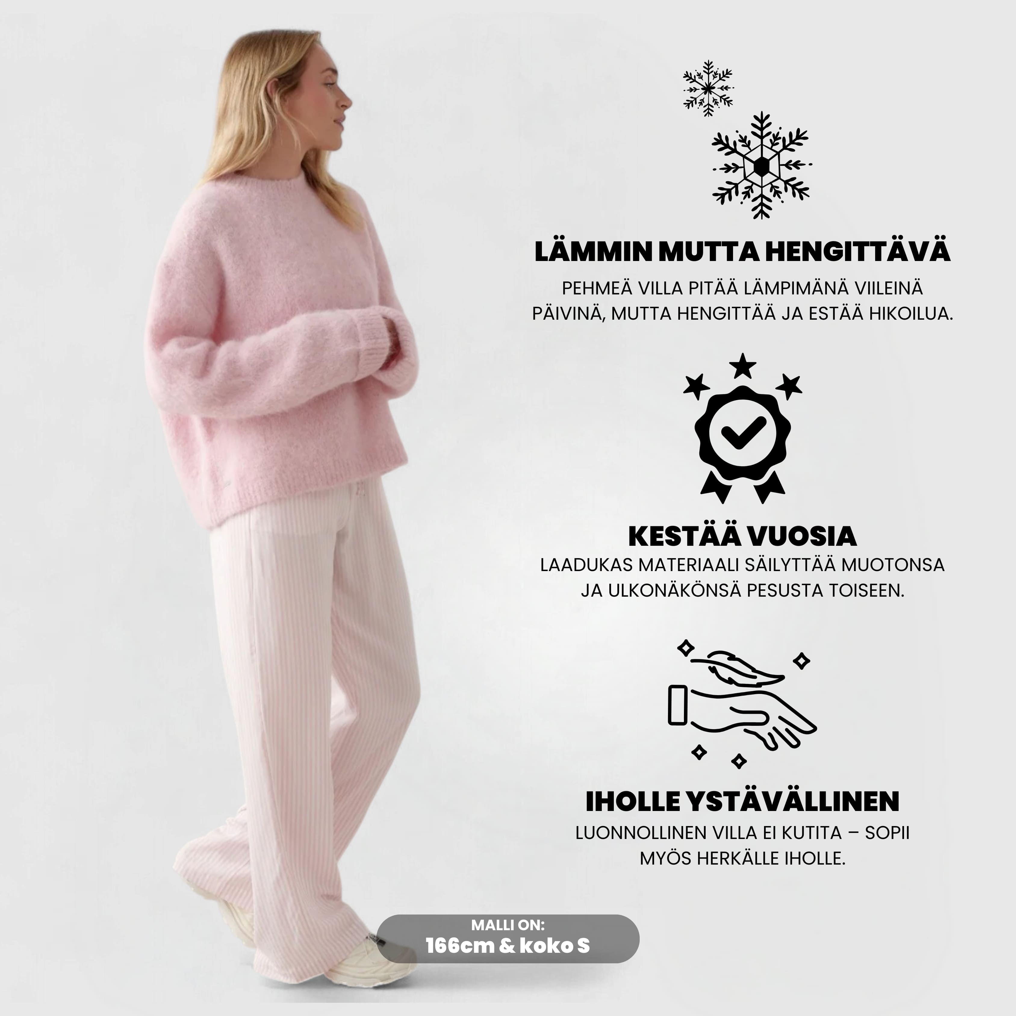 LuxeCloud™ Sweater - Pinkki