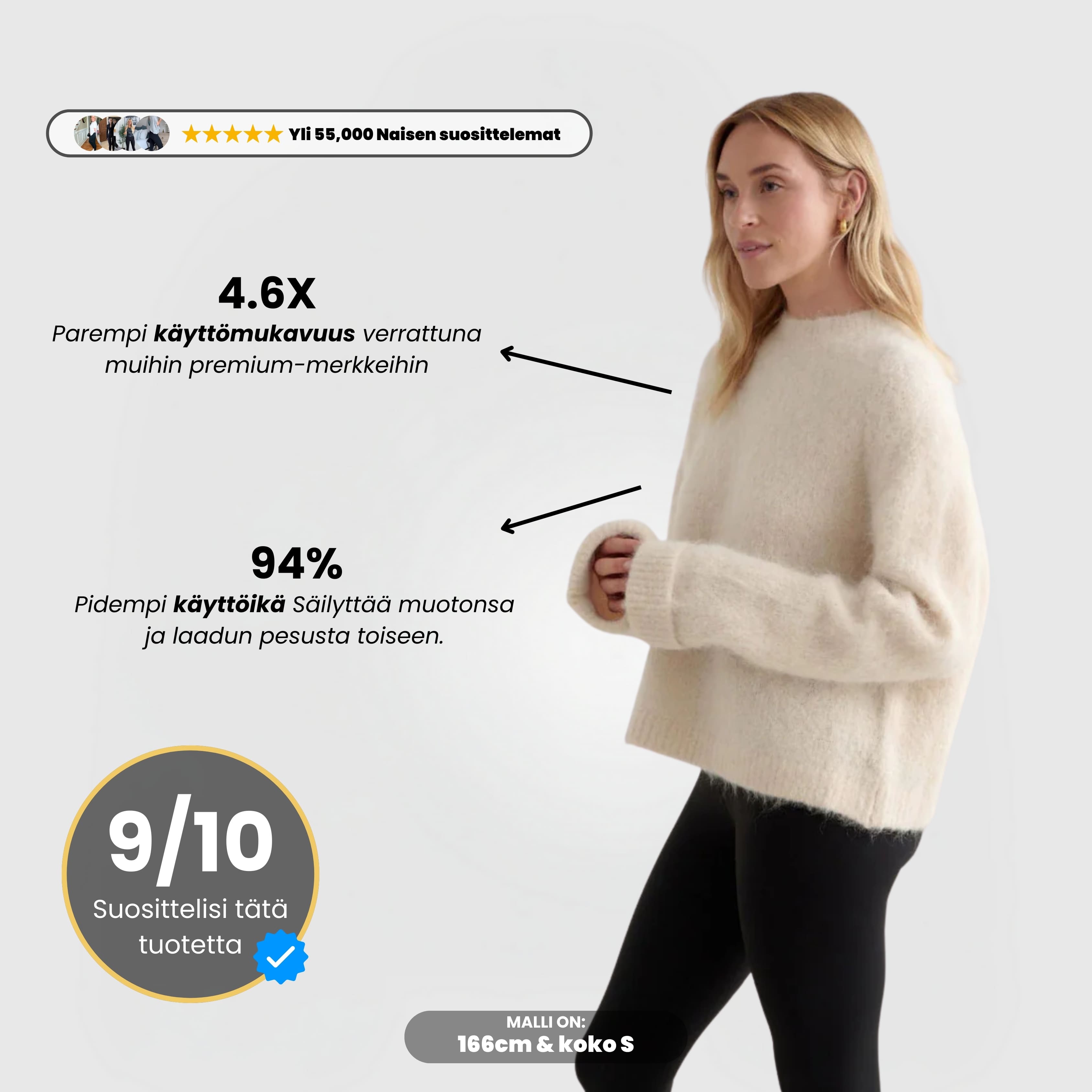 LuxeCloud™ Sweater - Kerma