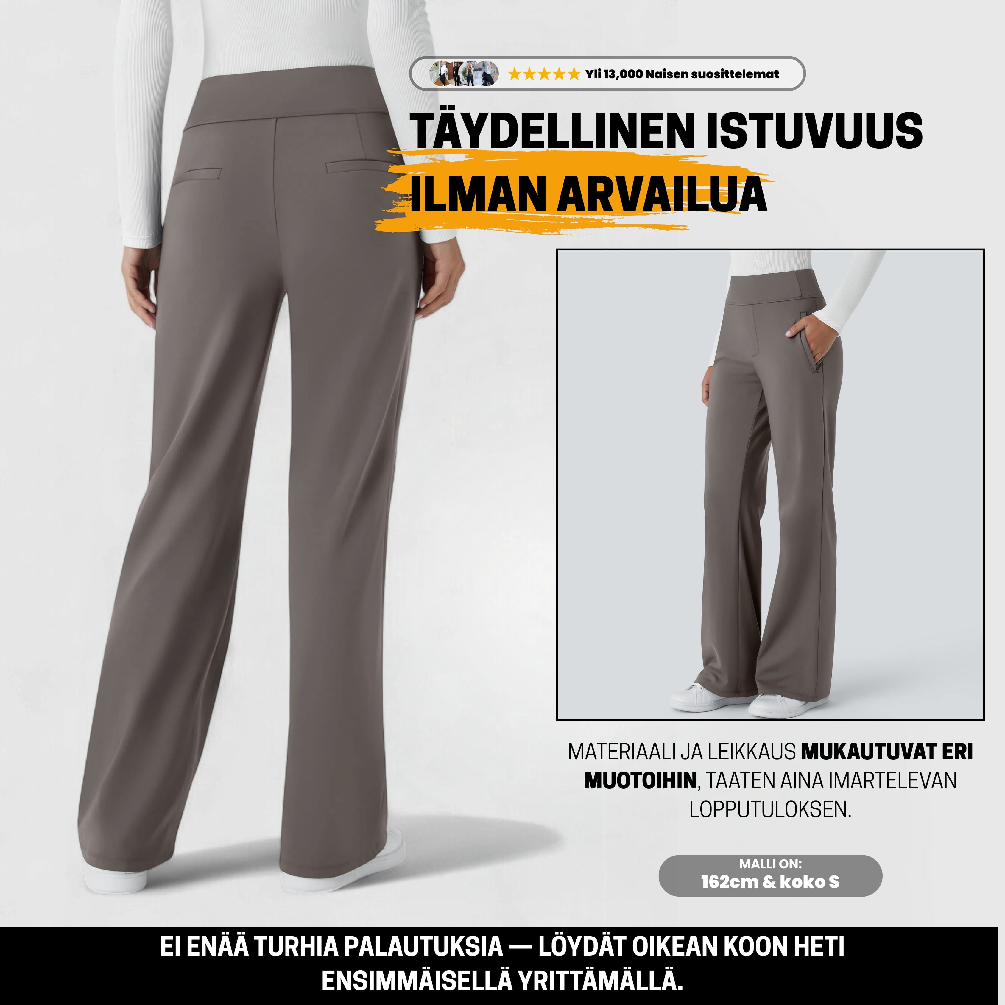 ComfyFlare™ Pants - Taupe