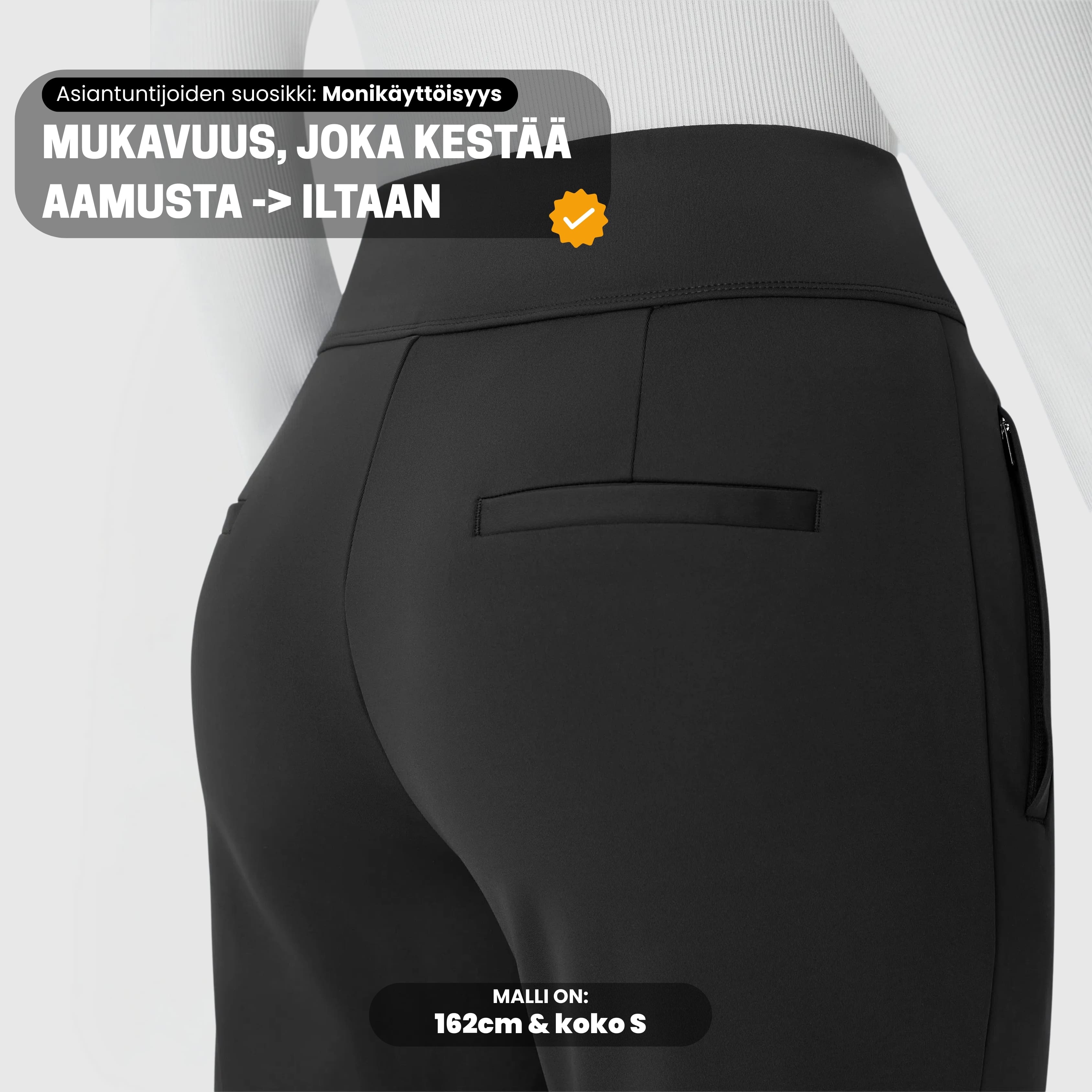 ComfyFlare™ Pants - Musta