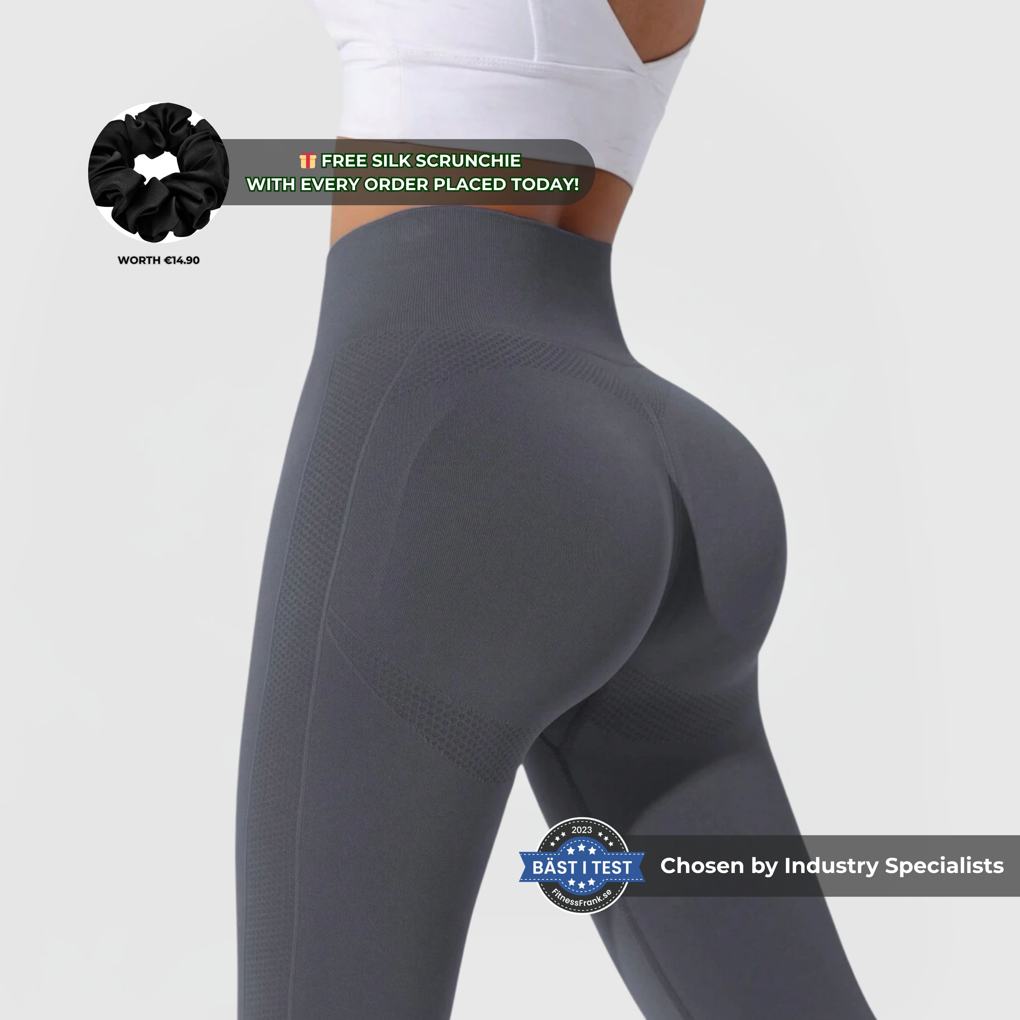FLEXFORM™ Seamless Leggings - Stone high-waisted, seamless, sculpting fit with tummy-flattening compression for all-day comfort.
