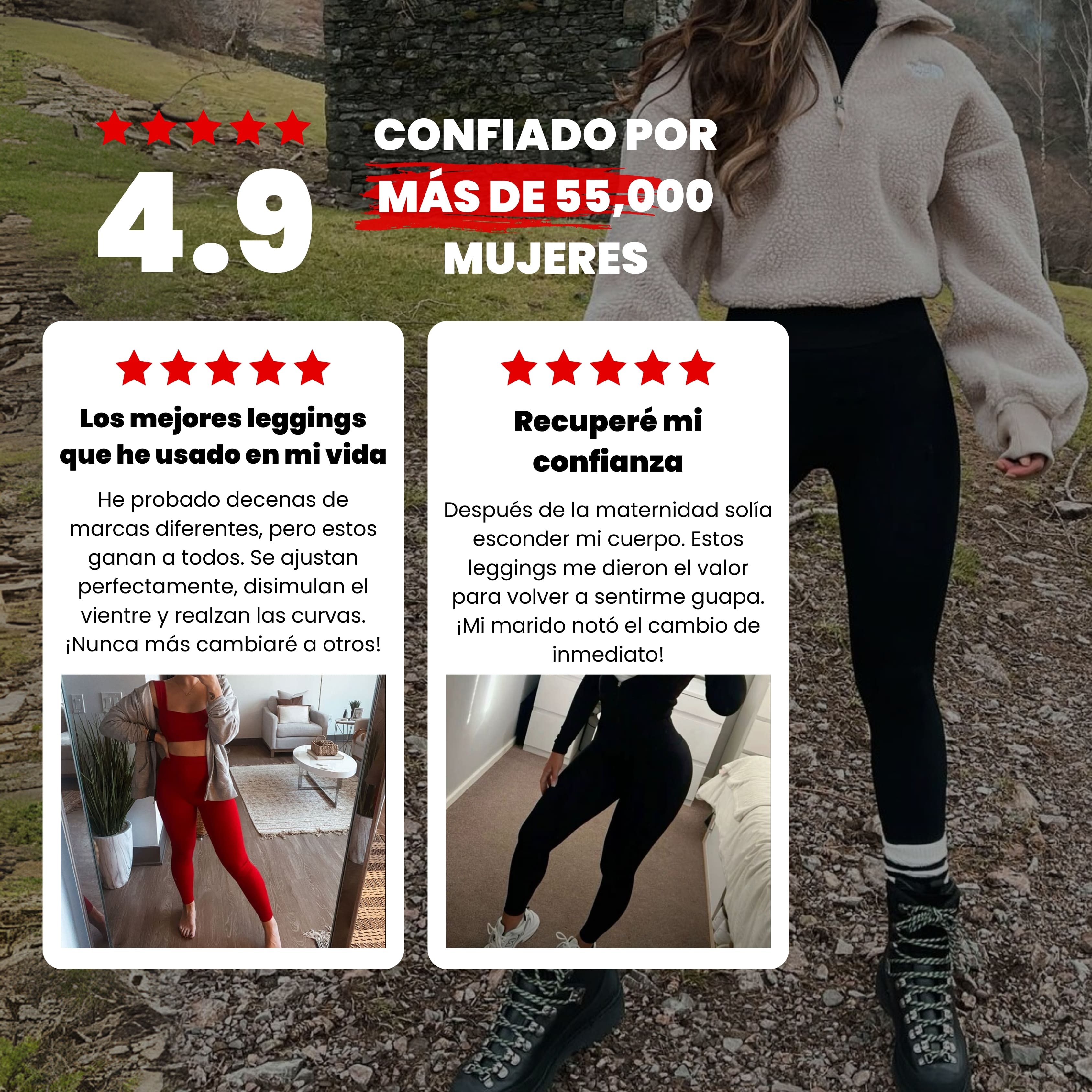 #1 MEJOR EN PRUEBAS │ FLEXFORM™ Seamless Leggings