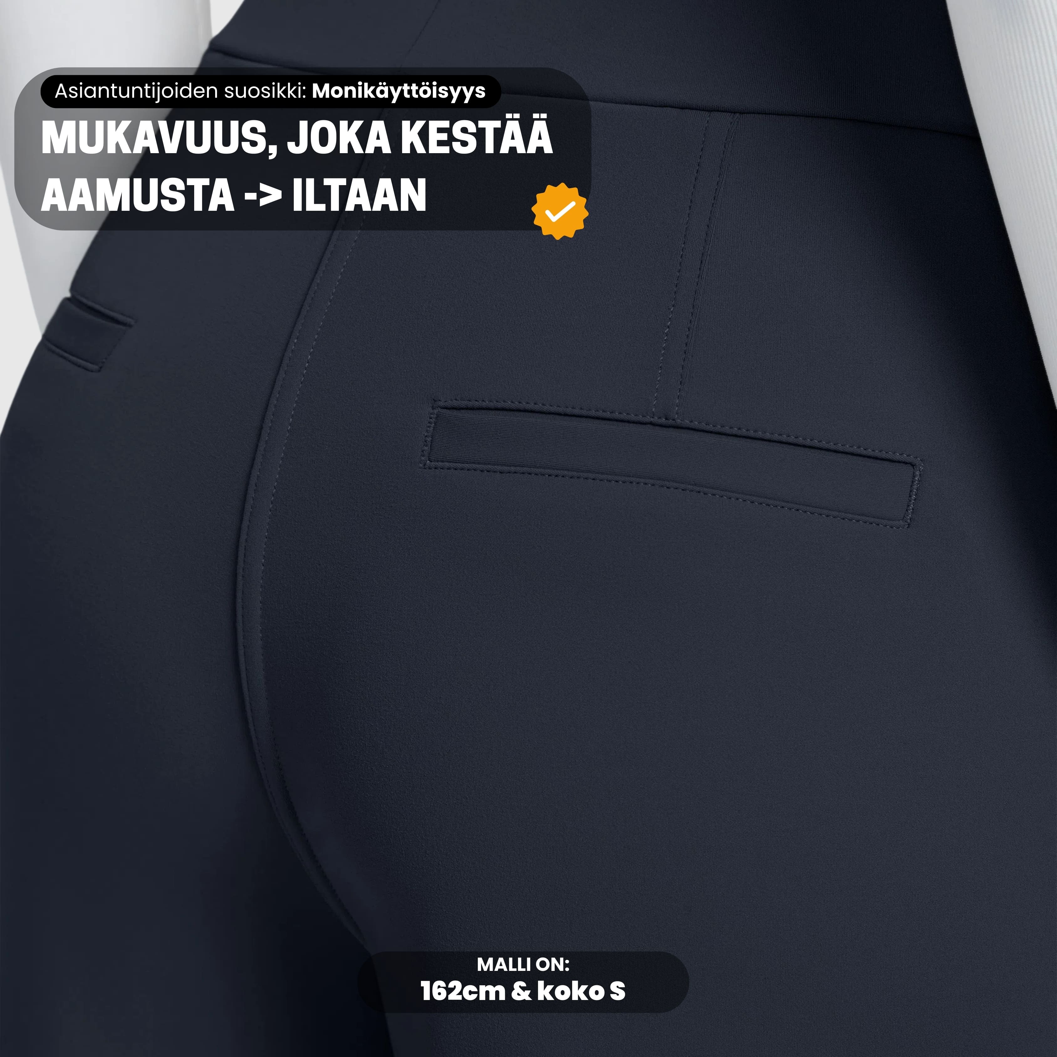 PerfectFit™ High Waisted Pants - Sininen
