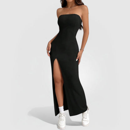 Strapless Bodycon Mekko - Musta