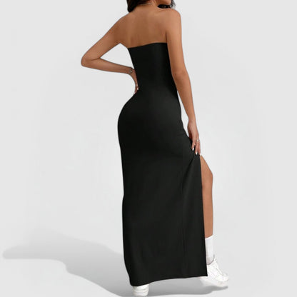 Strapless Bodycon Mekko - Musta