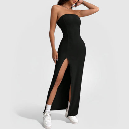 Strapless Bodycon Mekko - Musta