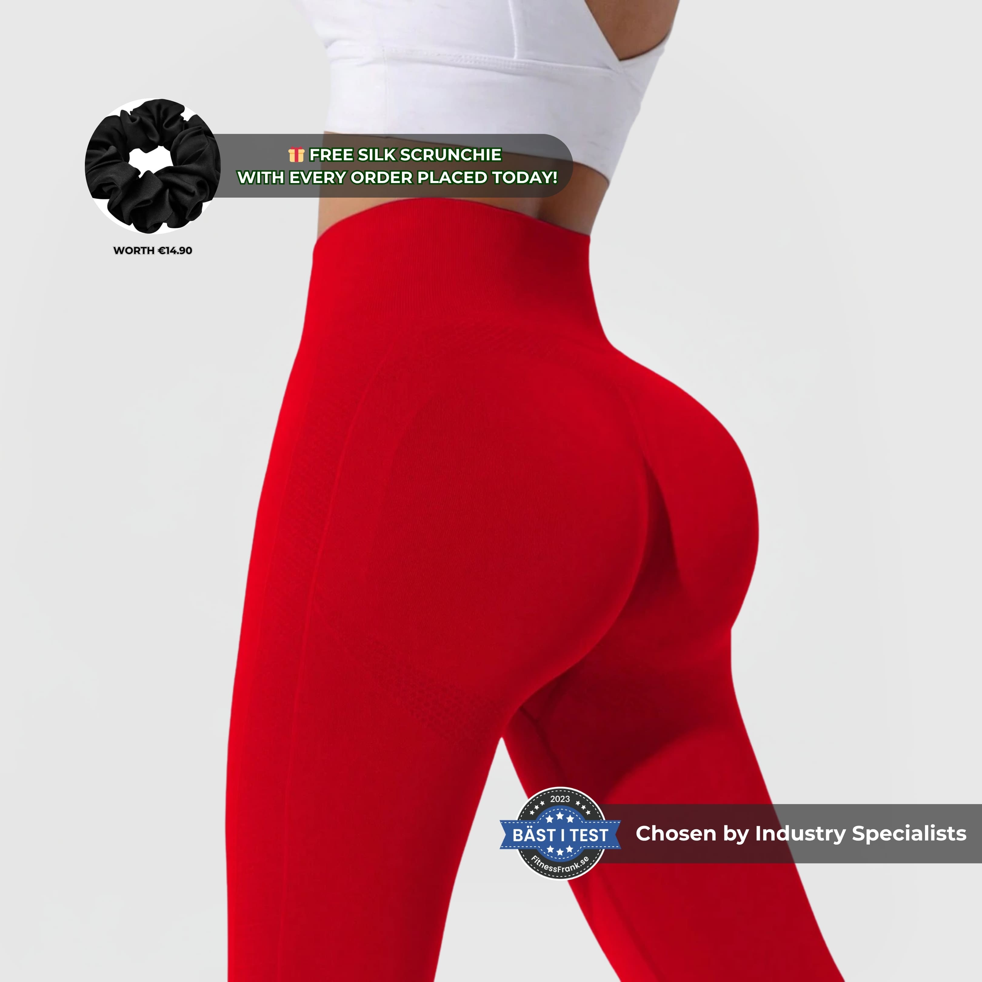 FLEXFORM™ Seamless Leggings - Red