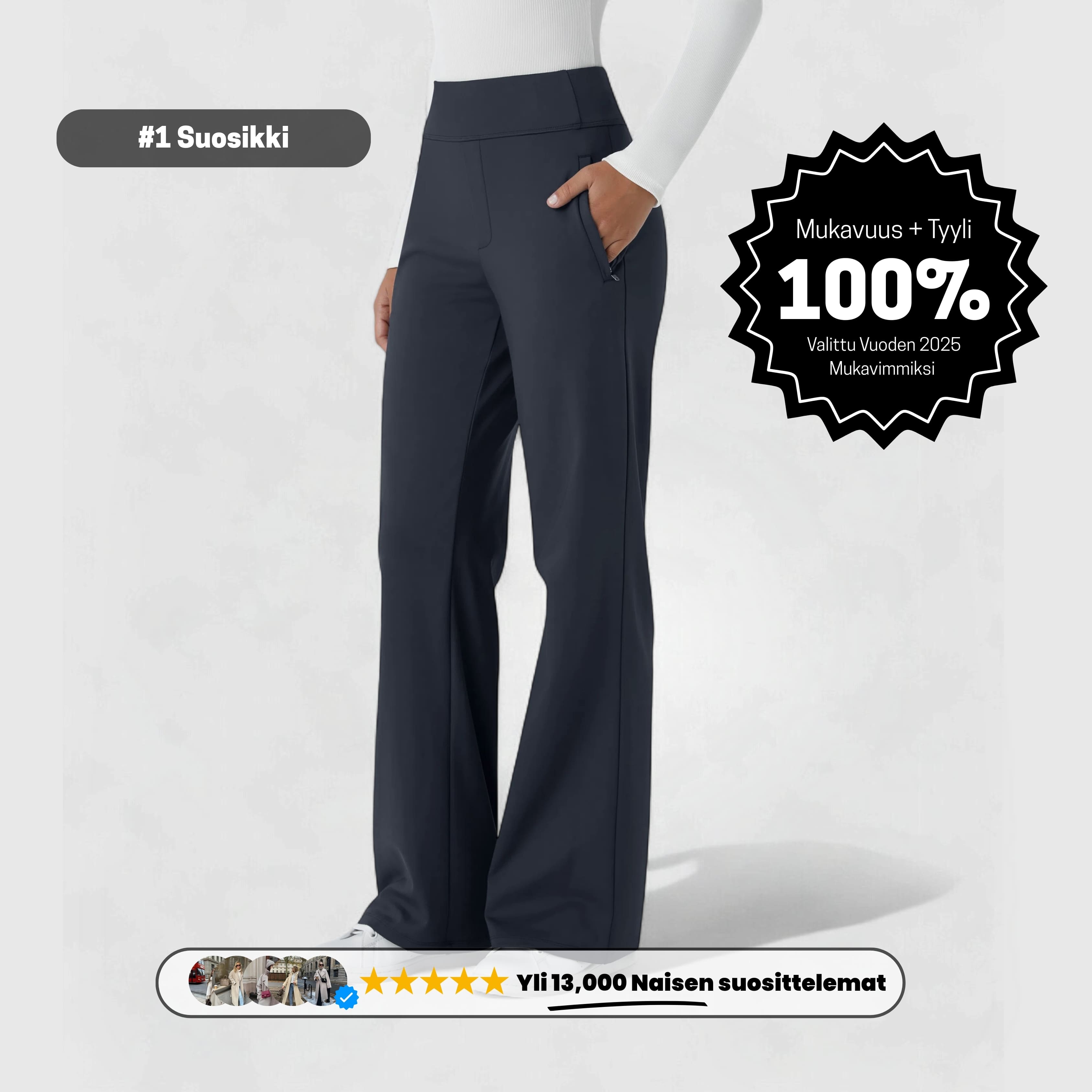 ComfyFlare™ Pants - Sininen