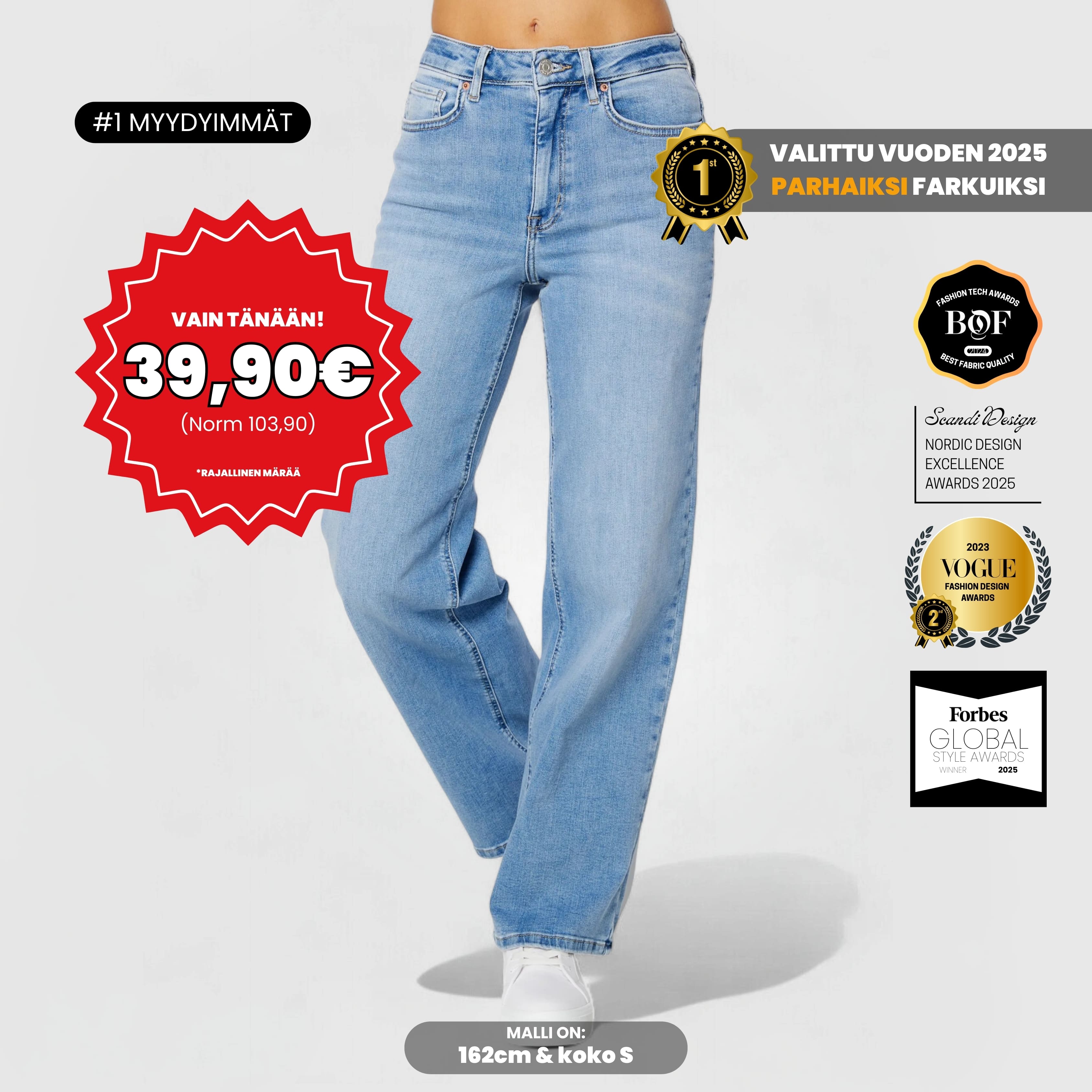 Atelier Curve™ Jeans - Sininen