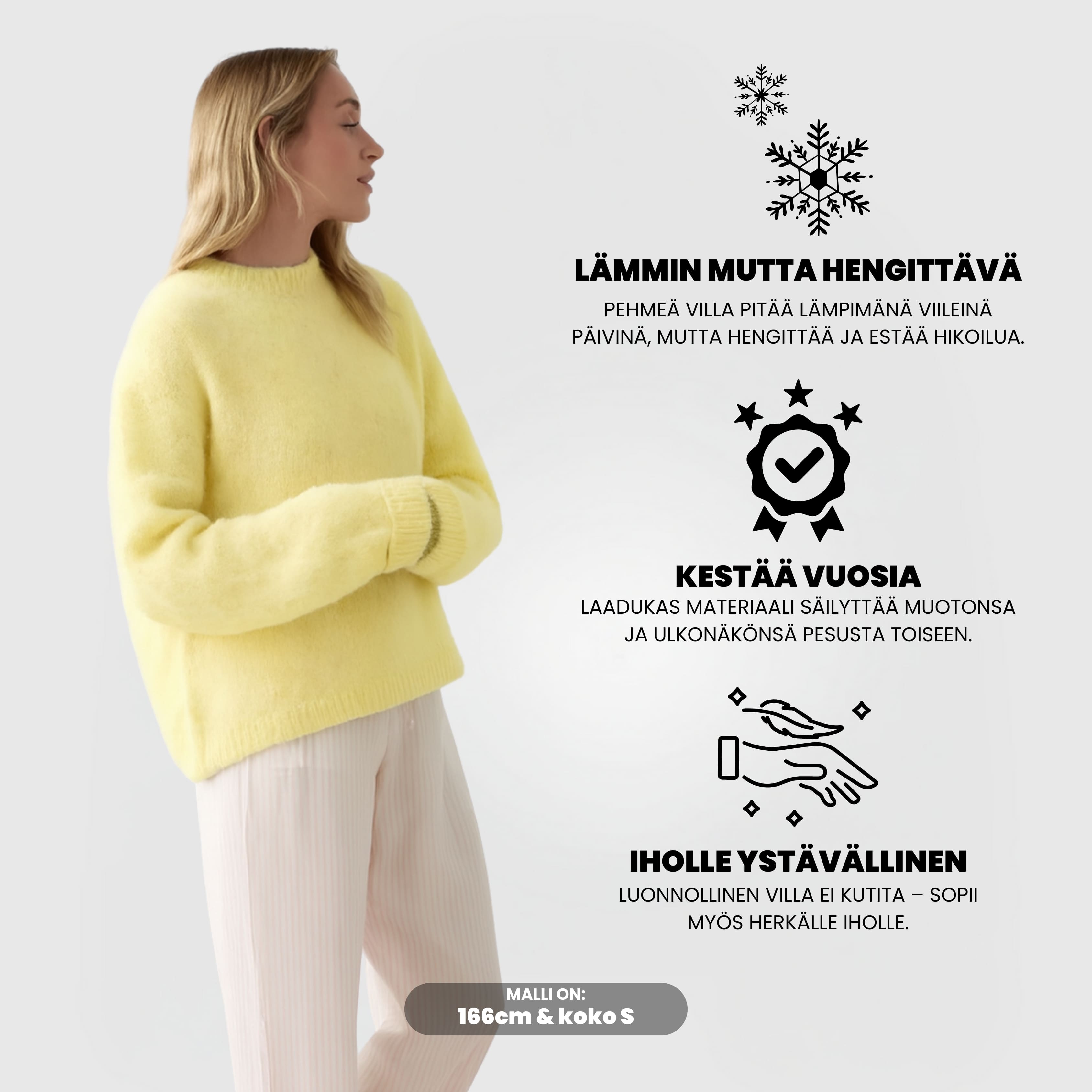 LuxeCloud™ Sweater - Keltainen