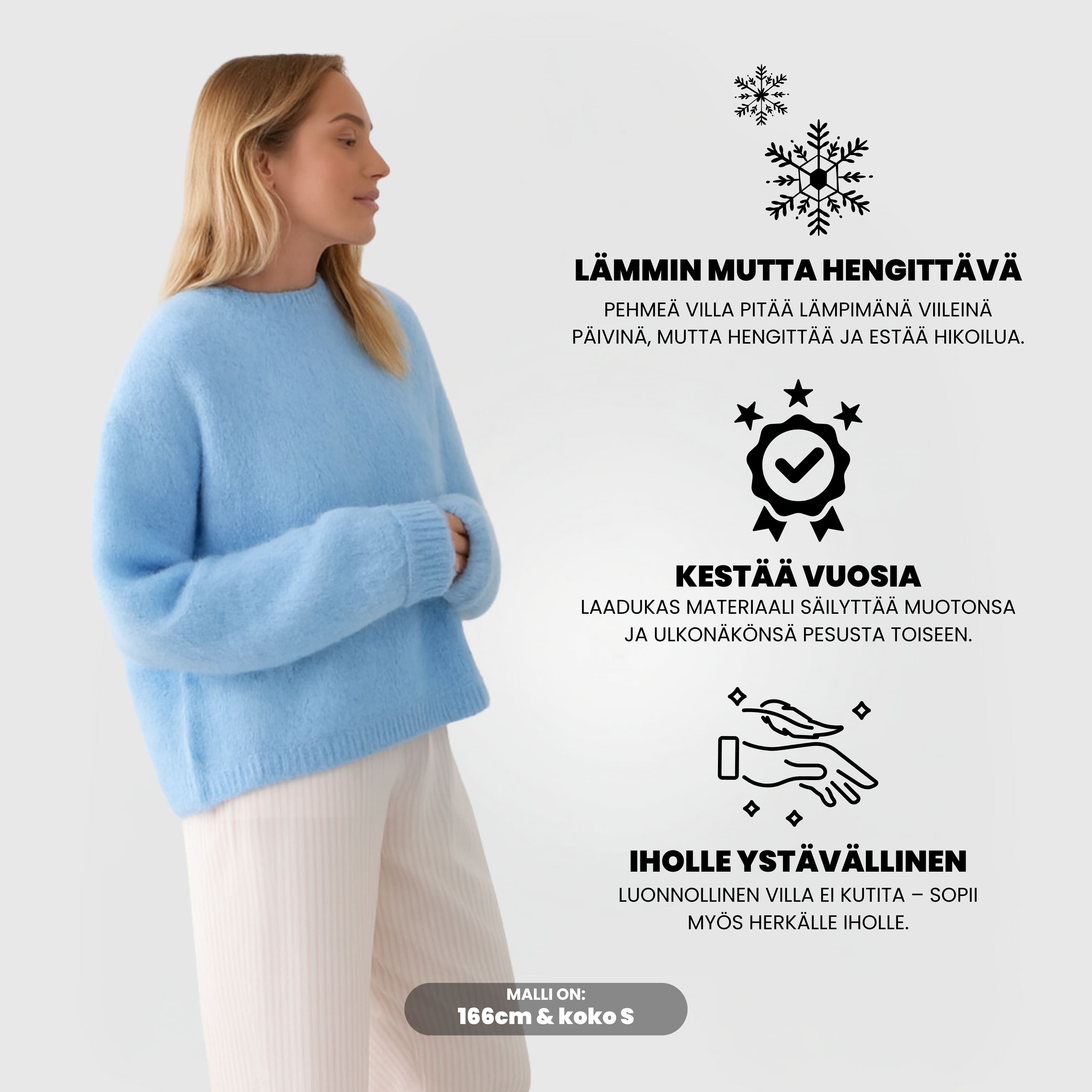 LuxeCloud™ Sweater - Sininen