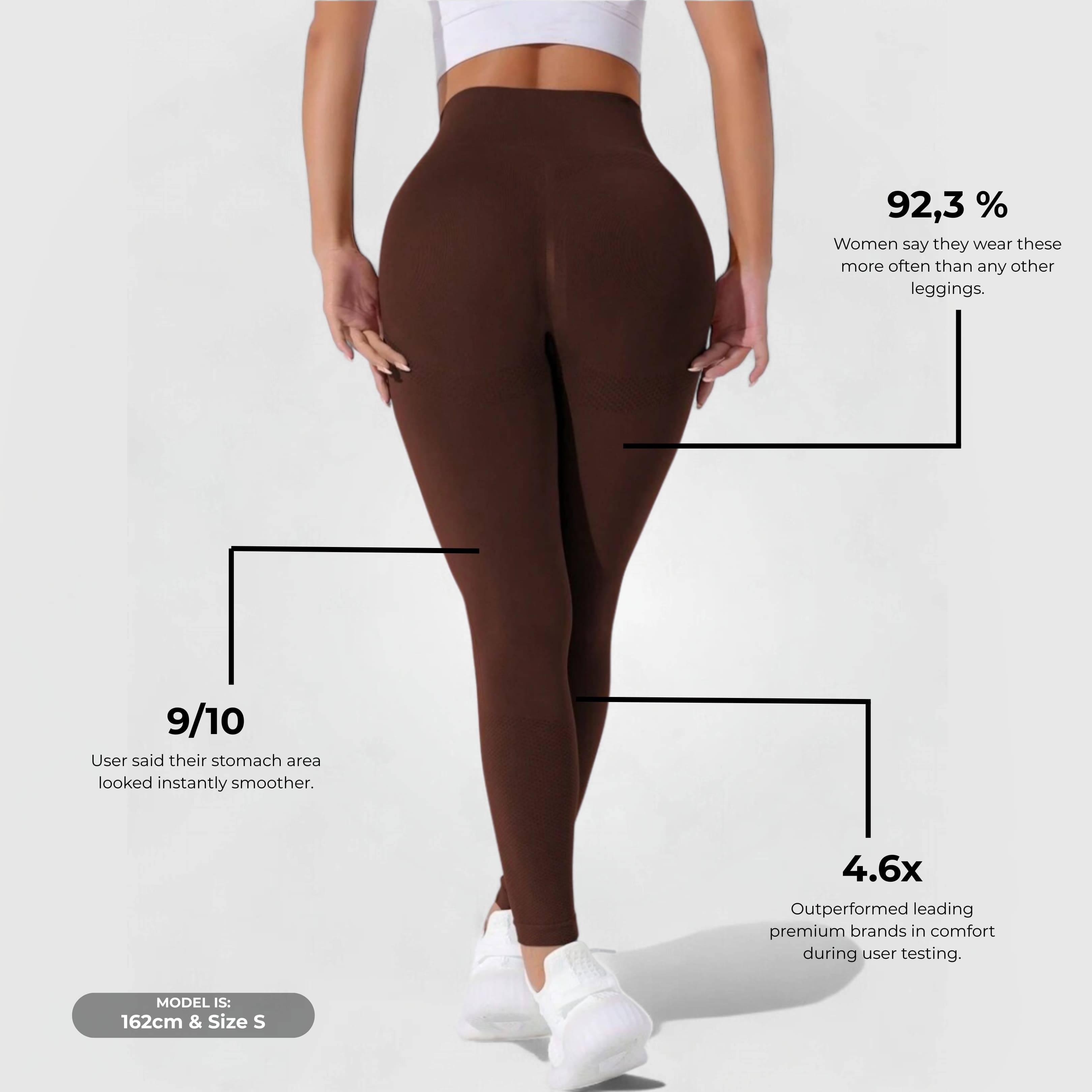 FLEXFORM™ Seamless Leggings - Mocha