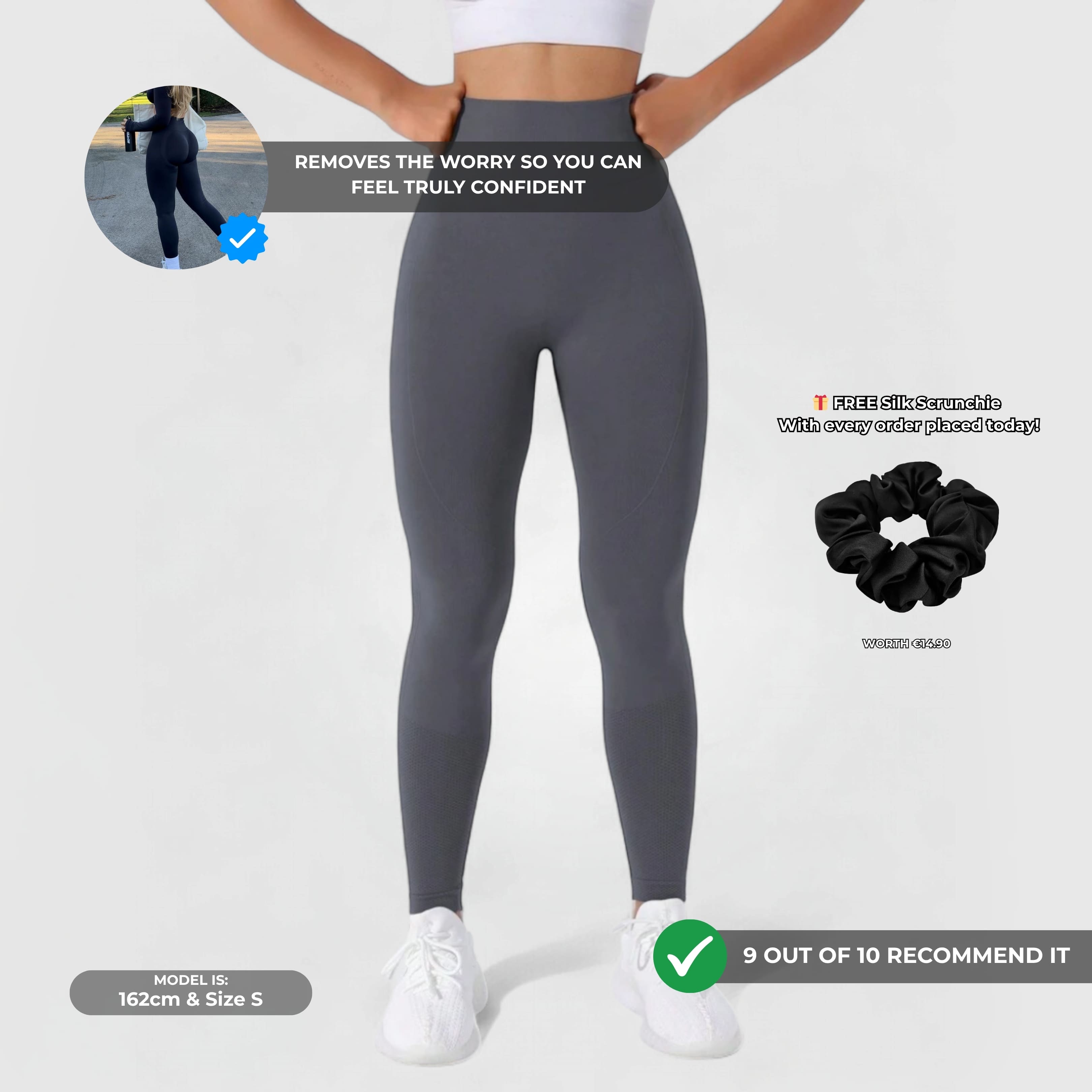 FLEXFORM™ Seamless Leggings - Stone, high-waisted, seamless, stretchy, sculpting leggings for confidence and comfort.