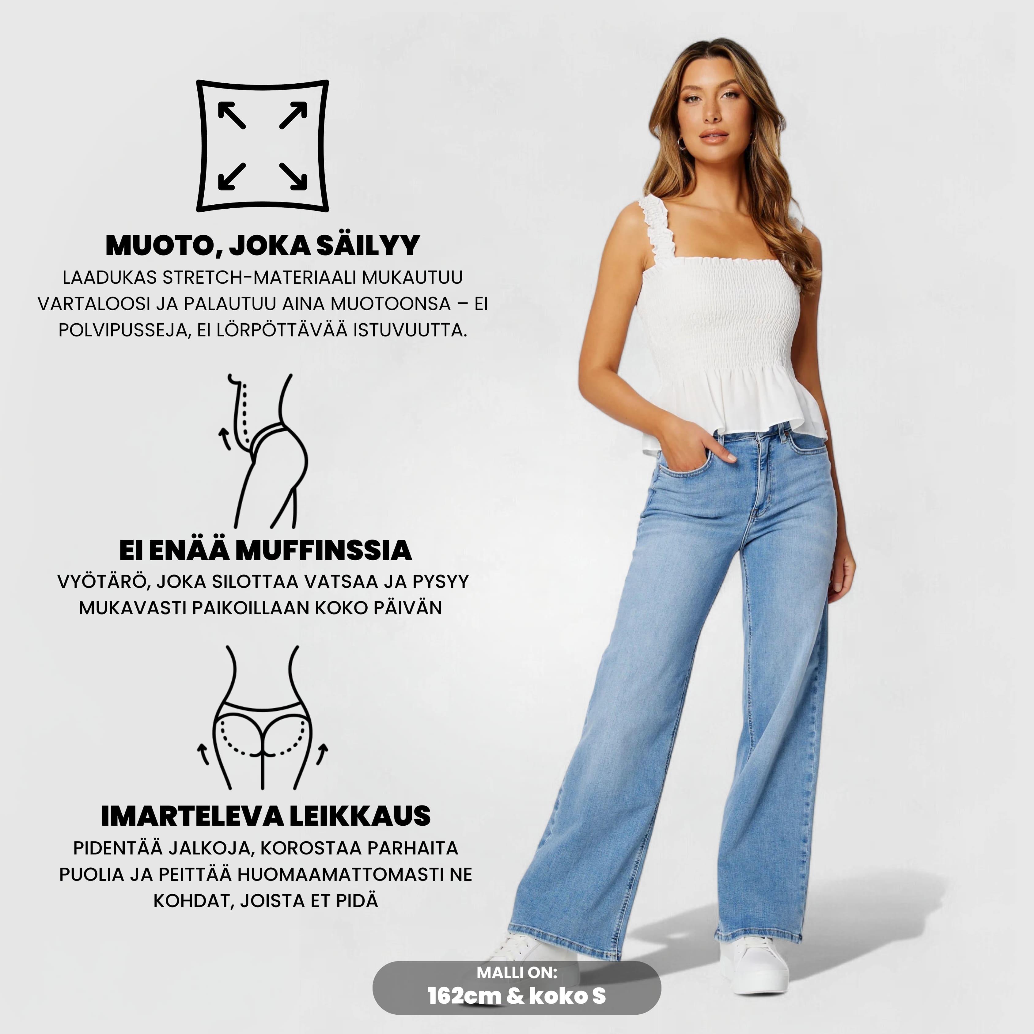 Atelier Curve™ Jeans - Sininen