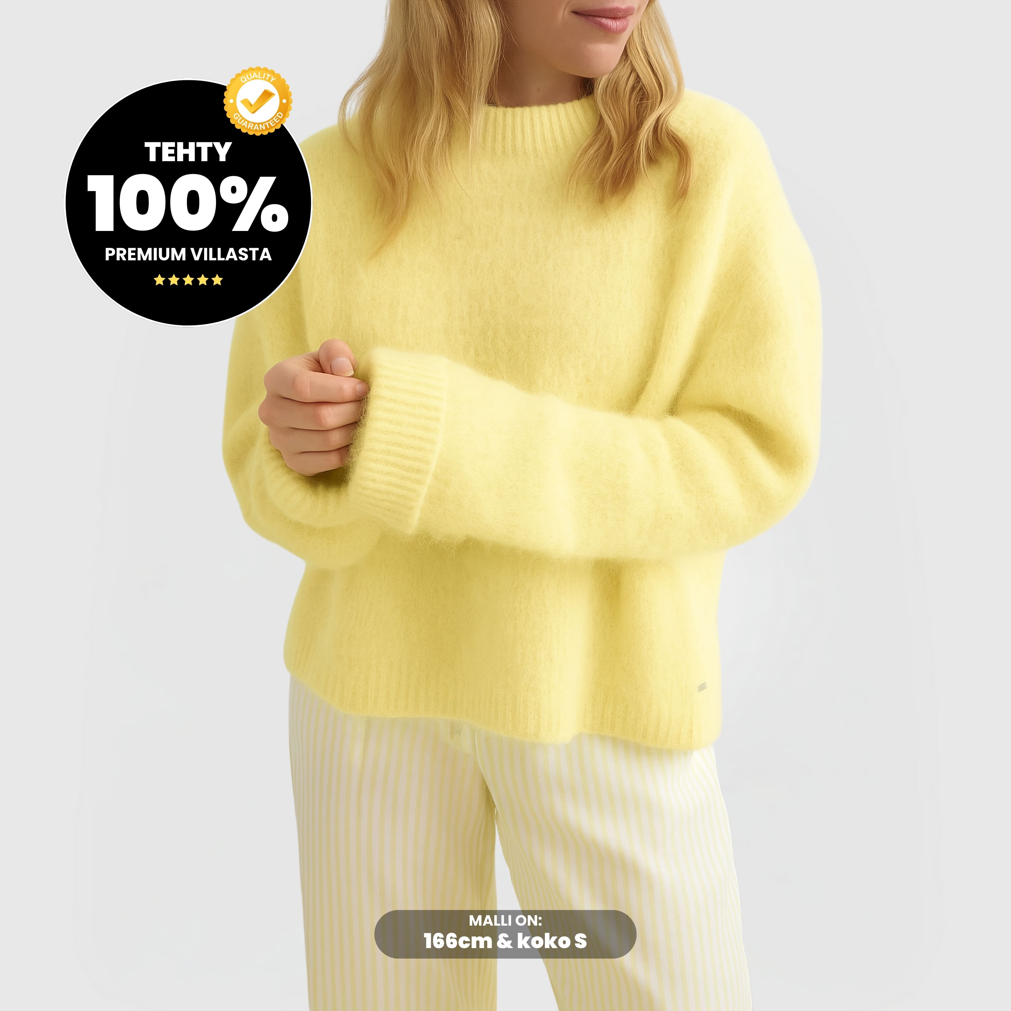 LuxeCloud™ Sweater - Keltainen
