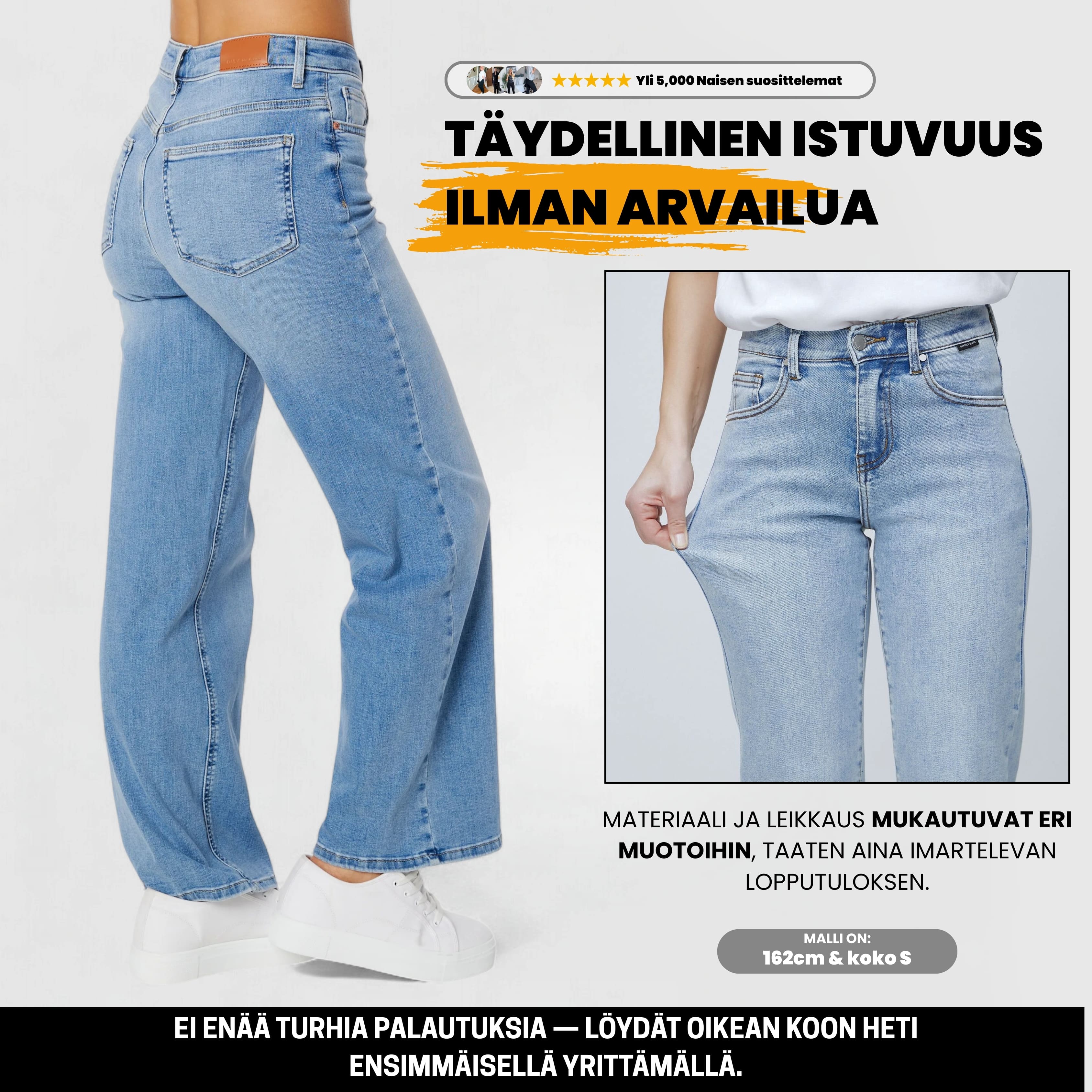 Atelier Curve™ Jeans - Sininen