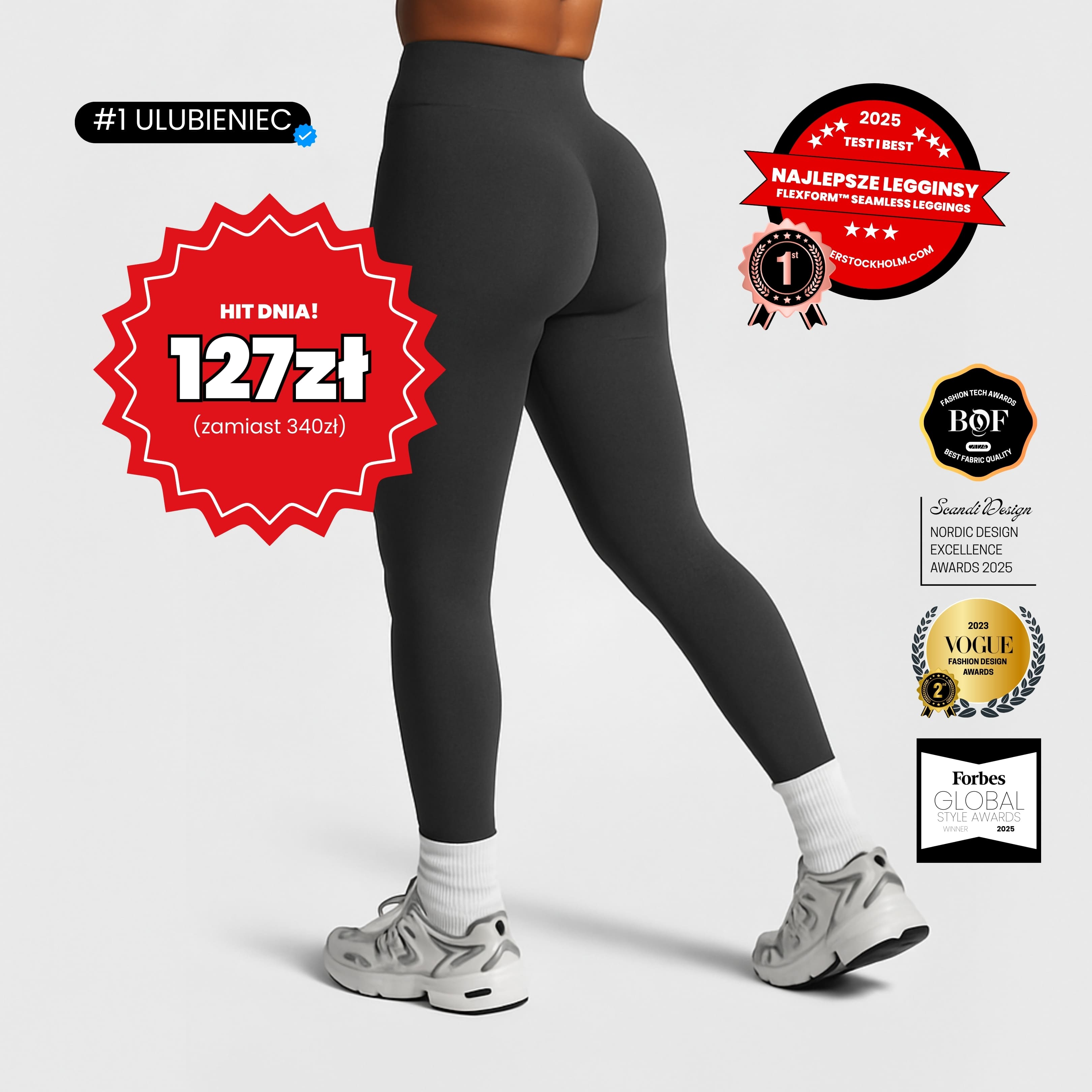 #1 NAJLEPSZE W TESTACH │ FLEXFORM™ Seamless Leggings