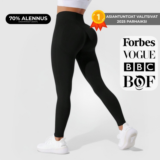FLEXFORM™ Seamless Leggings - Musta