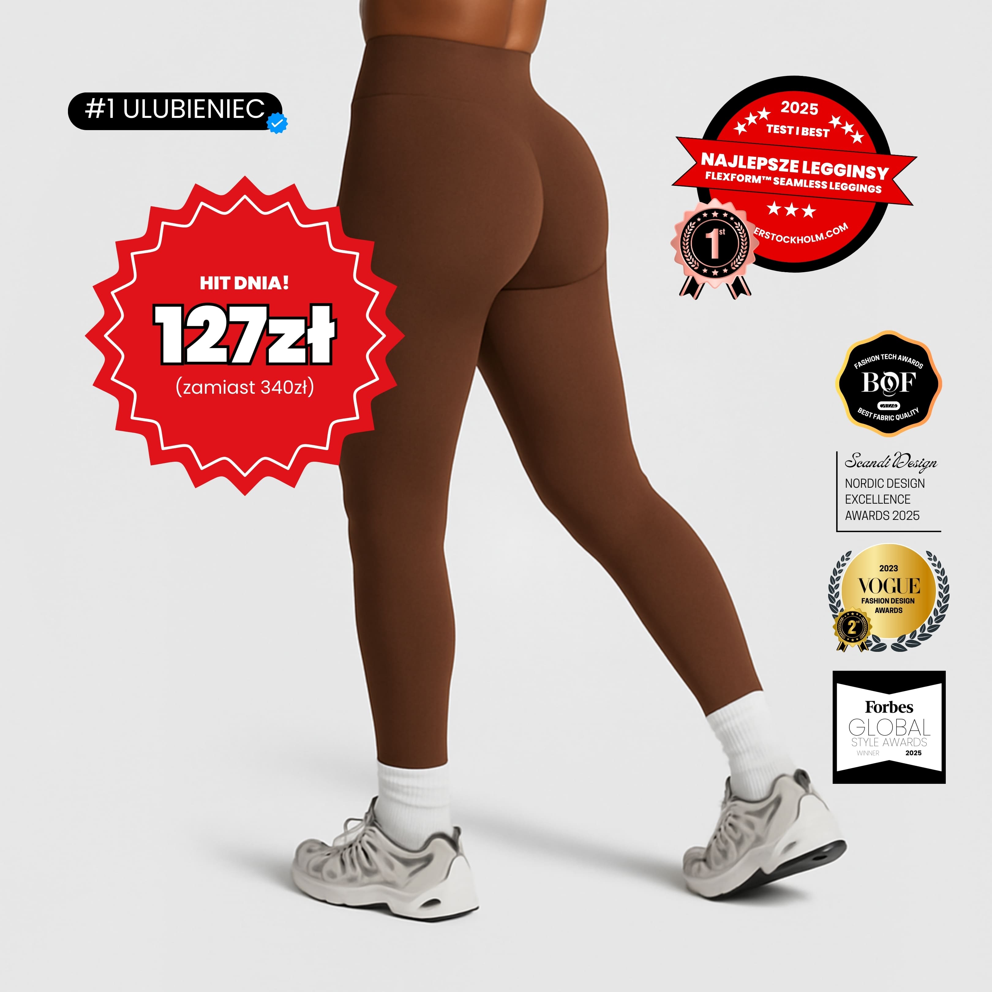 #1 NAJLEPSZE W TESTACH │ FLEXFORM™ Seamless Leggings
