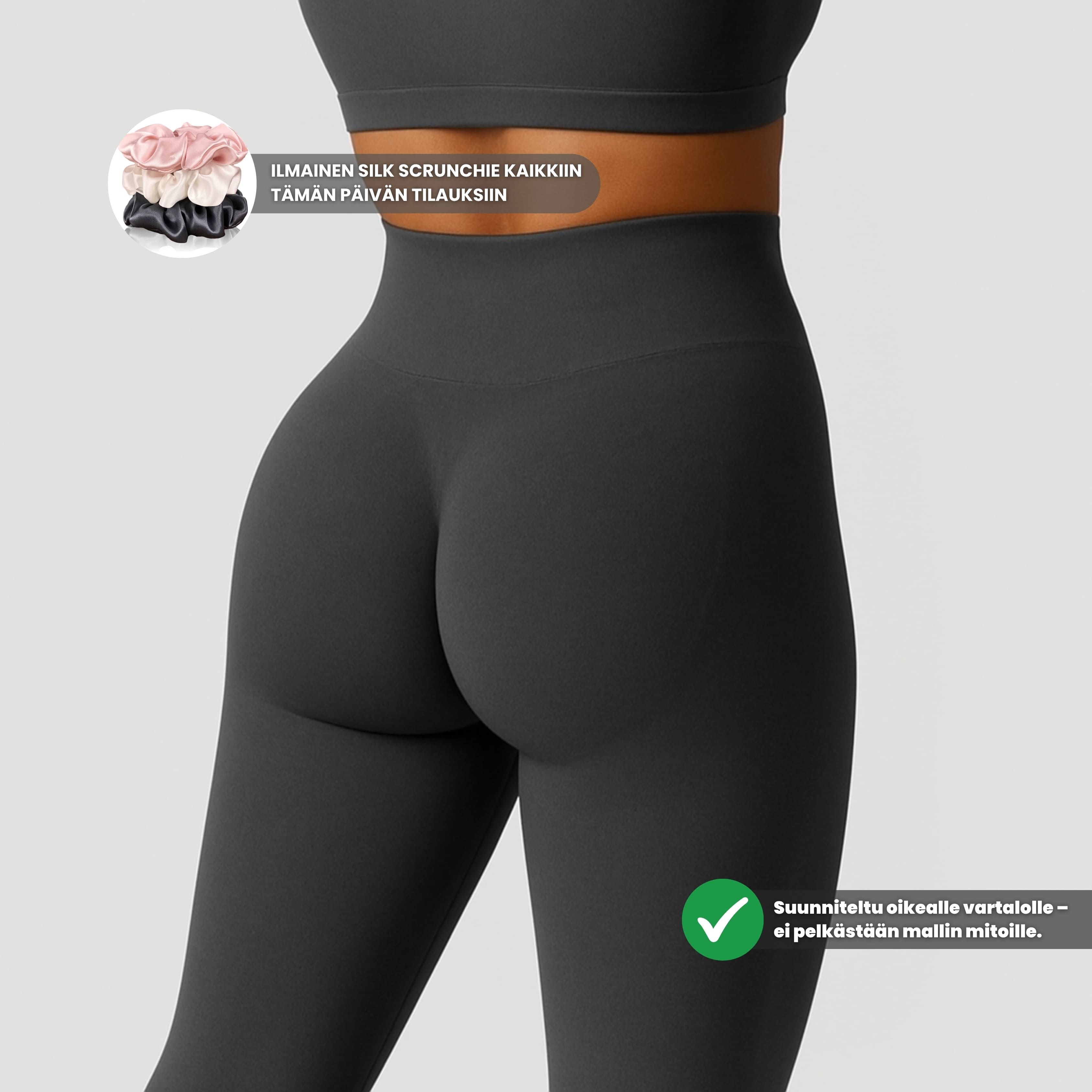 #1 TESTIVOITTAJAT │ FLEXFORM™ Seamless Leggings - Harmaa