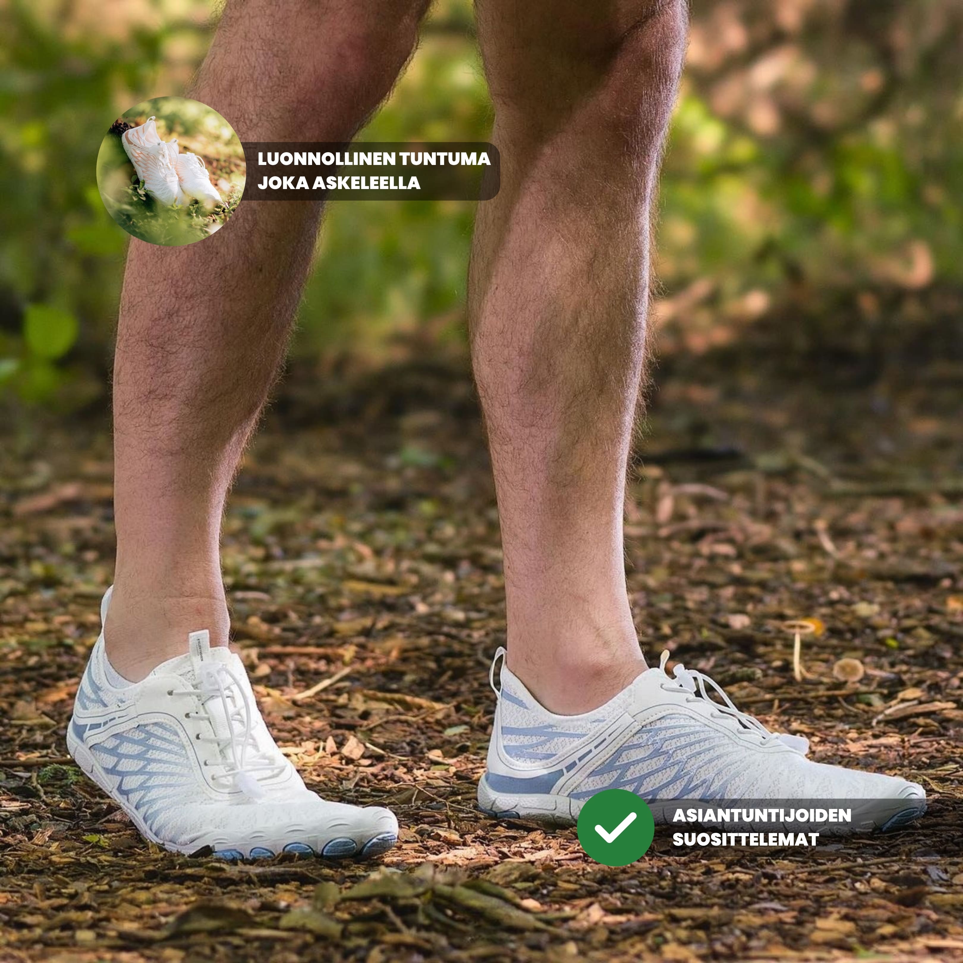 Atelier Pro+ Hyvinvointia tukevat paljasjalkakengät (Unisex)