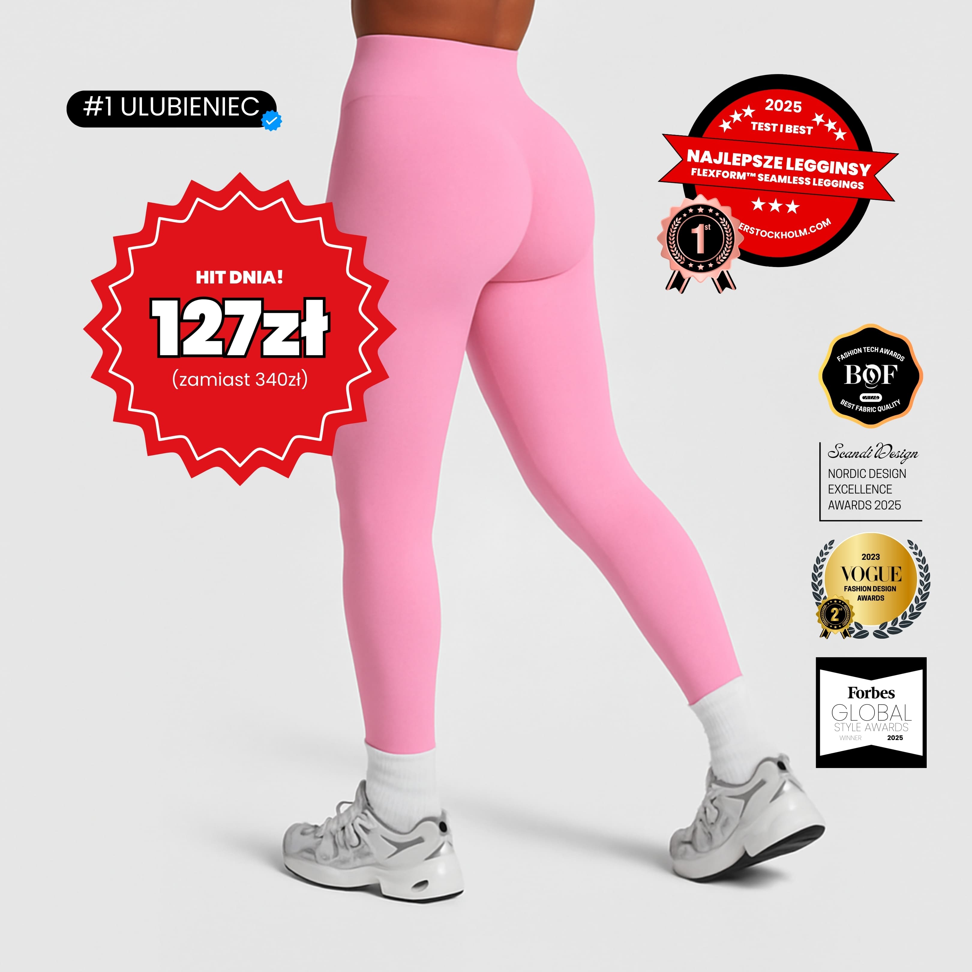 #1 NAJLEPSZE W TESTACH │ FLEXFORM™ Seamless Leggings