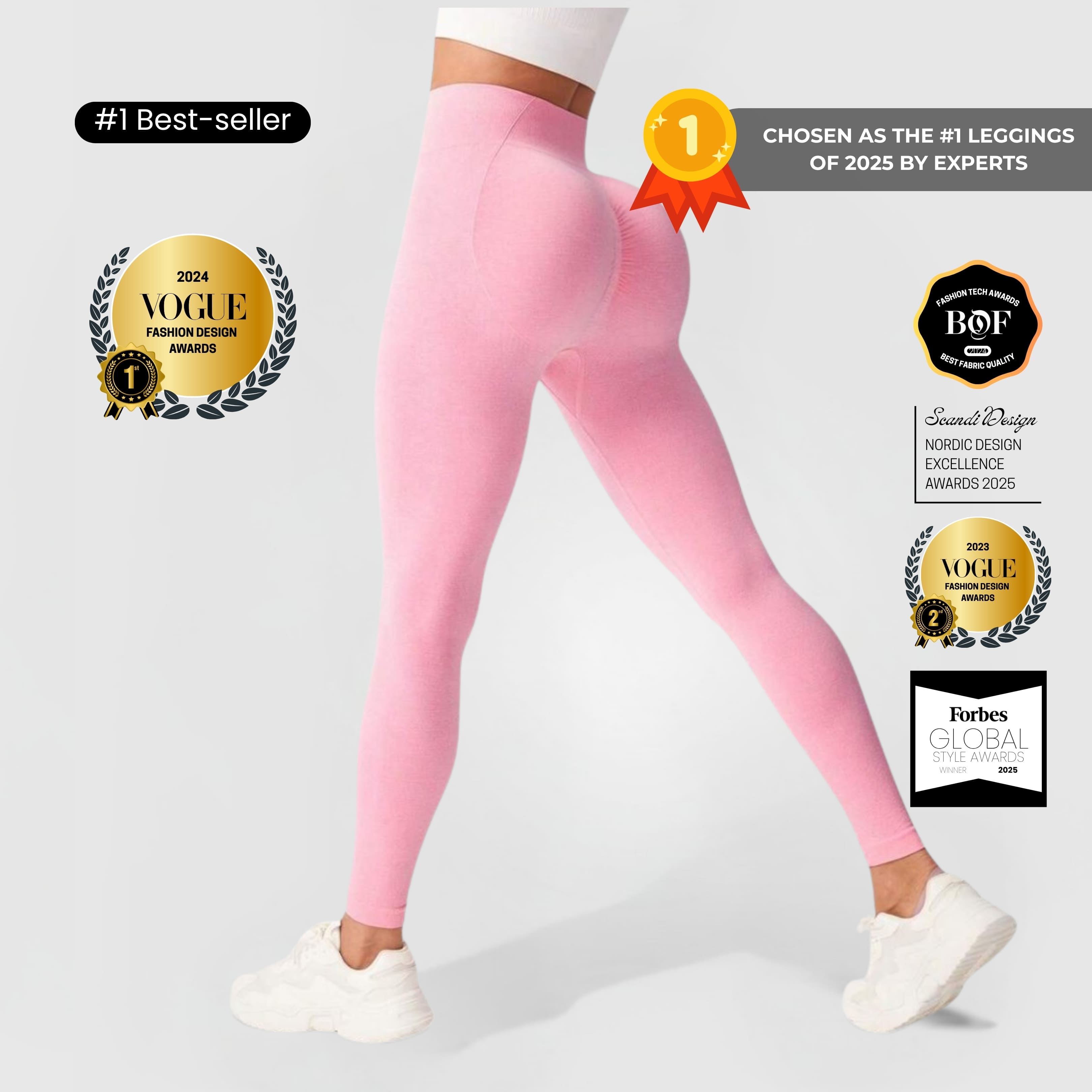 FLEXFORM™ Seamless Leggings - Pink