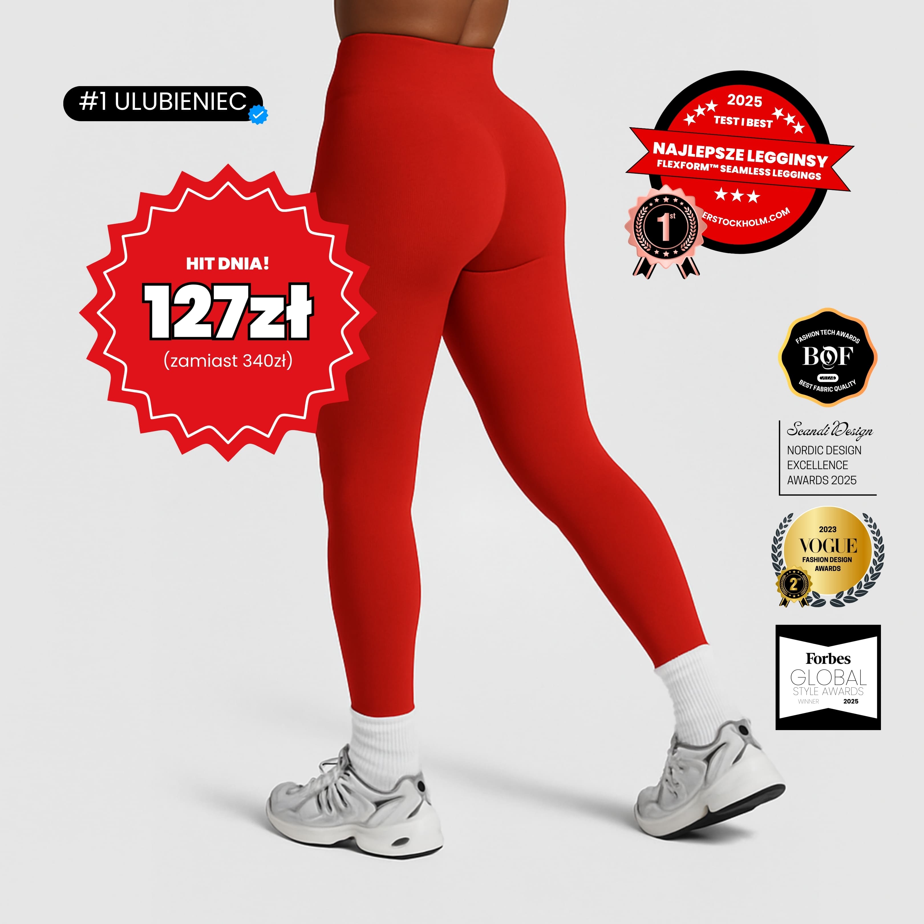 #1 NAJLEPSZE W TESTACH │ FLEXFORM™ Seamless Leggings