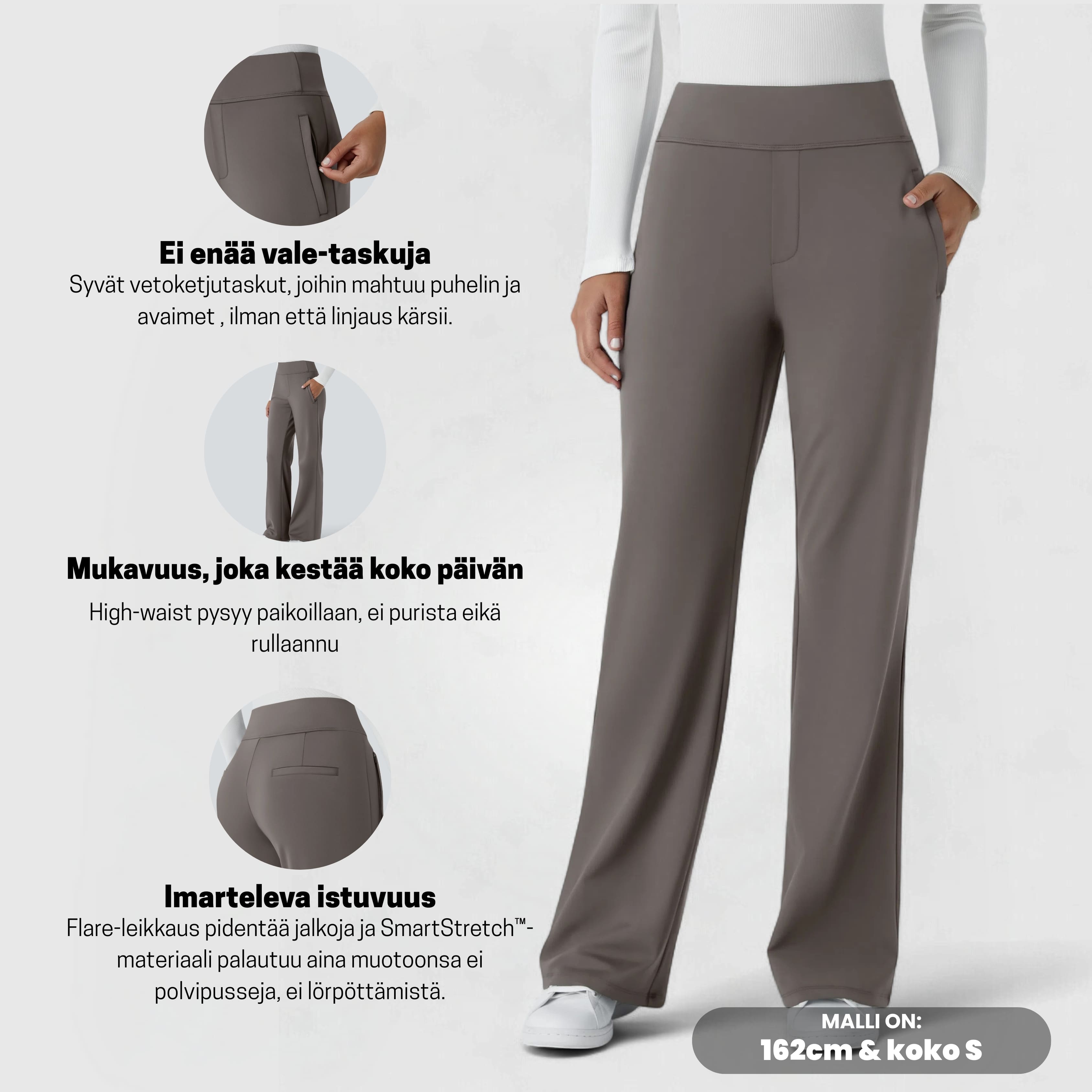 ComfyFlare™ Pants - Taupe
