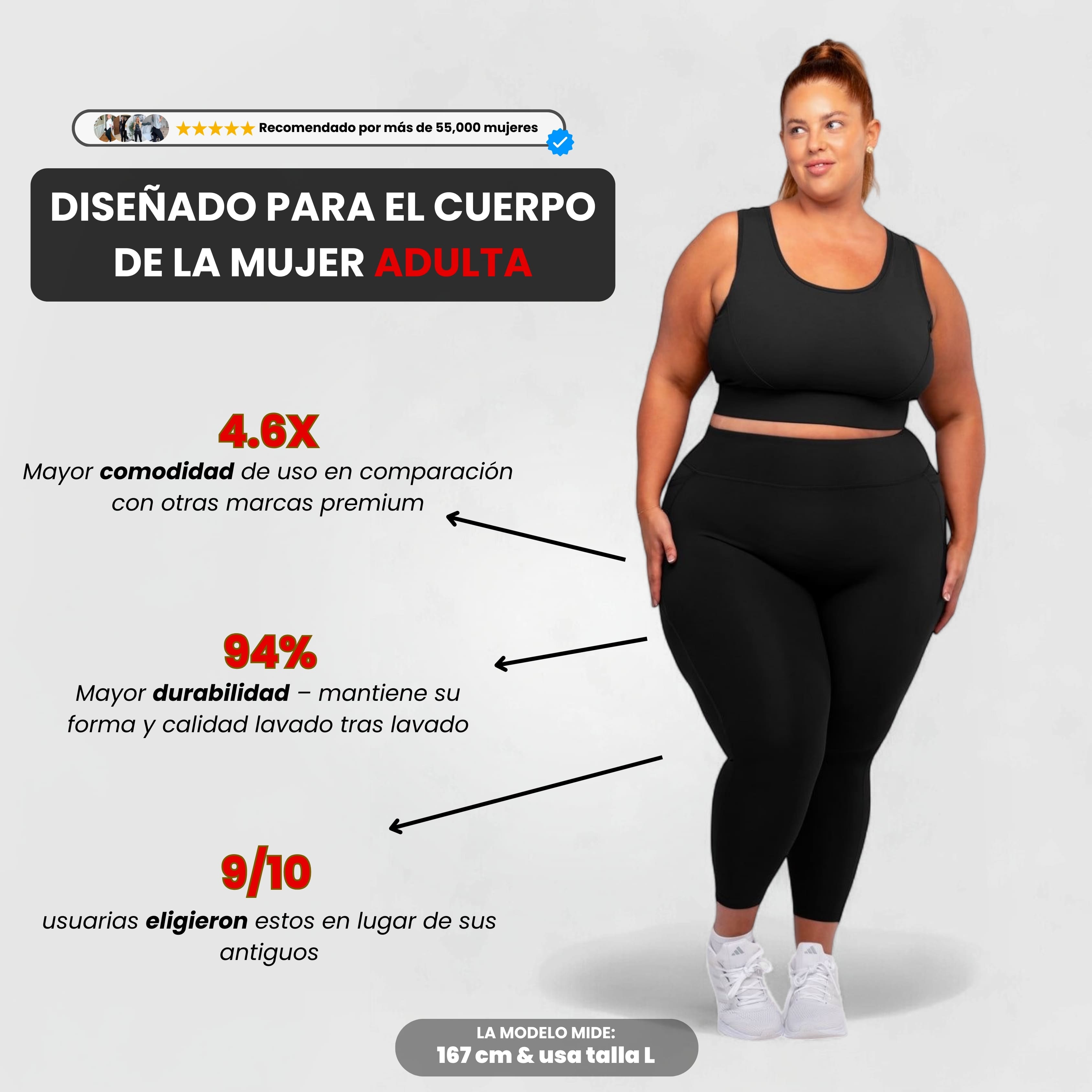 #1 MEJOR EN PRUEBAS │ FLEXFORM™ Seamless Leggings