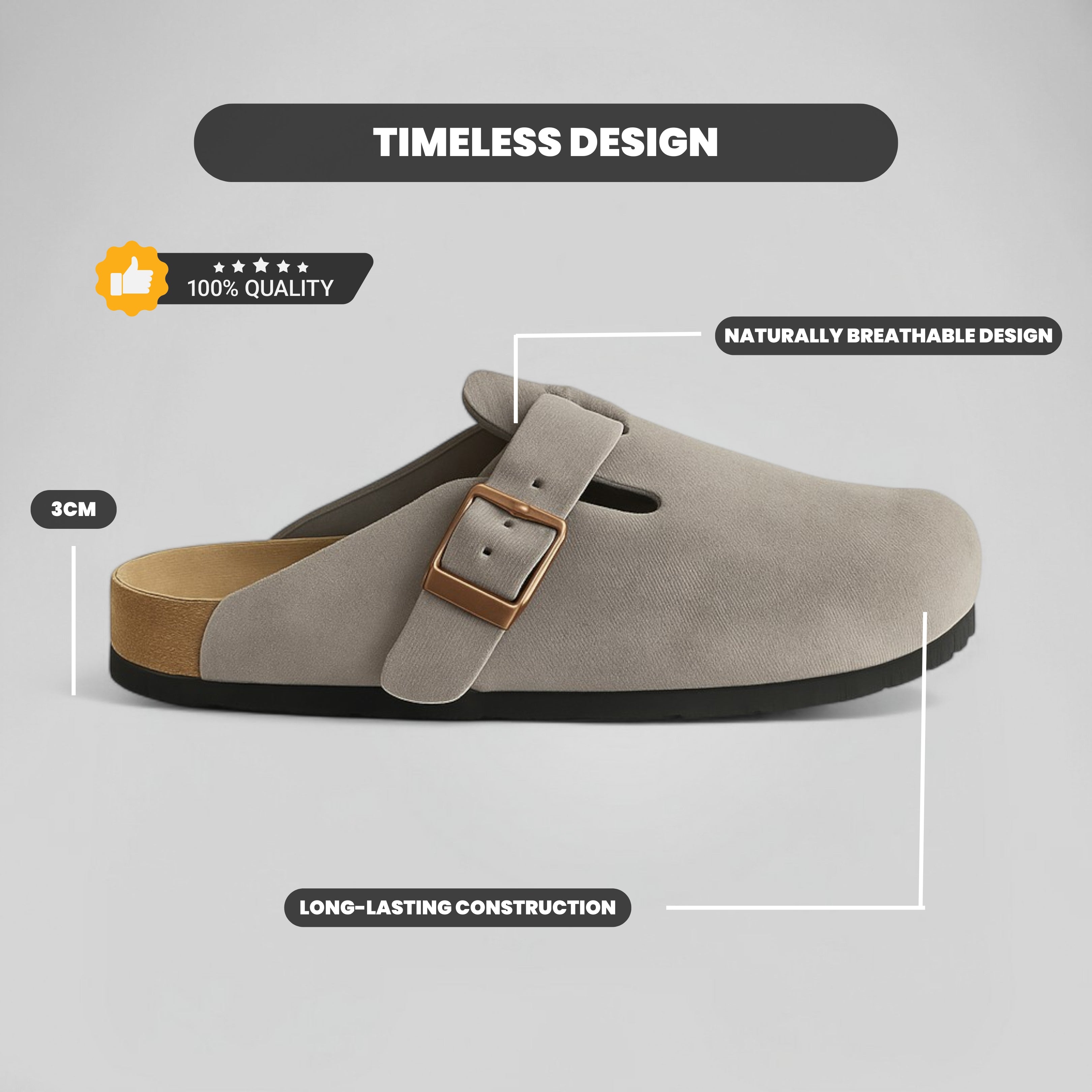 FlexStep Ultra+ Comfort Edition - Stone Taupe