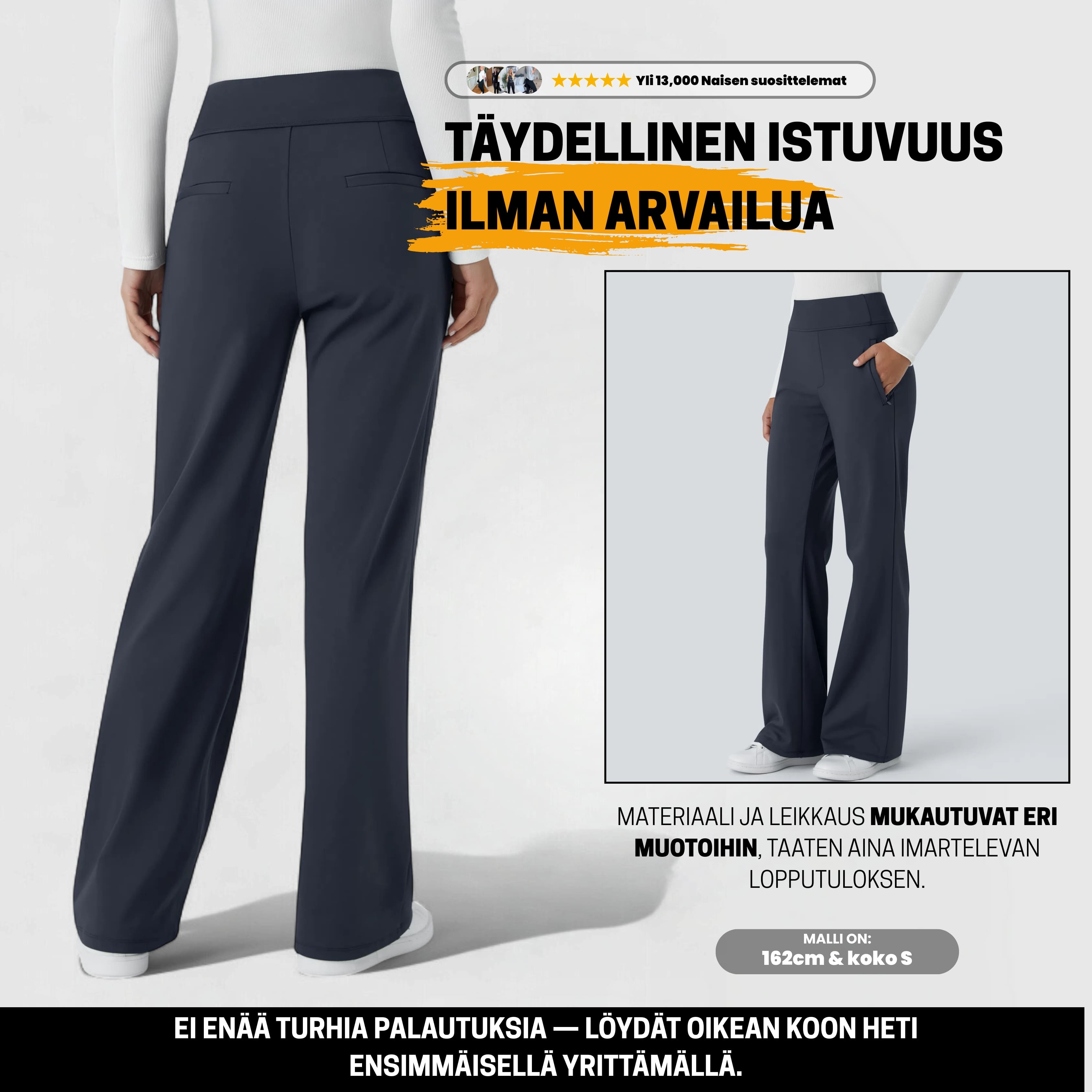 ComfyFlare™ Pants - Sininen