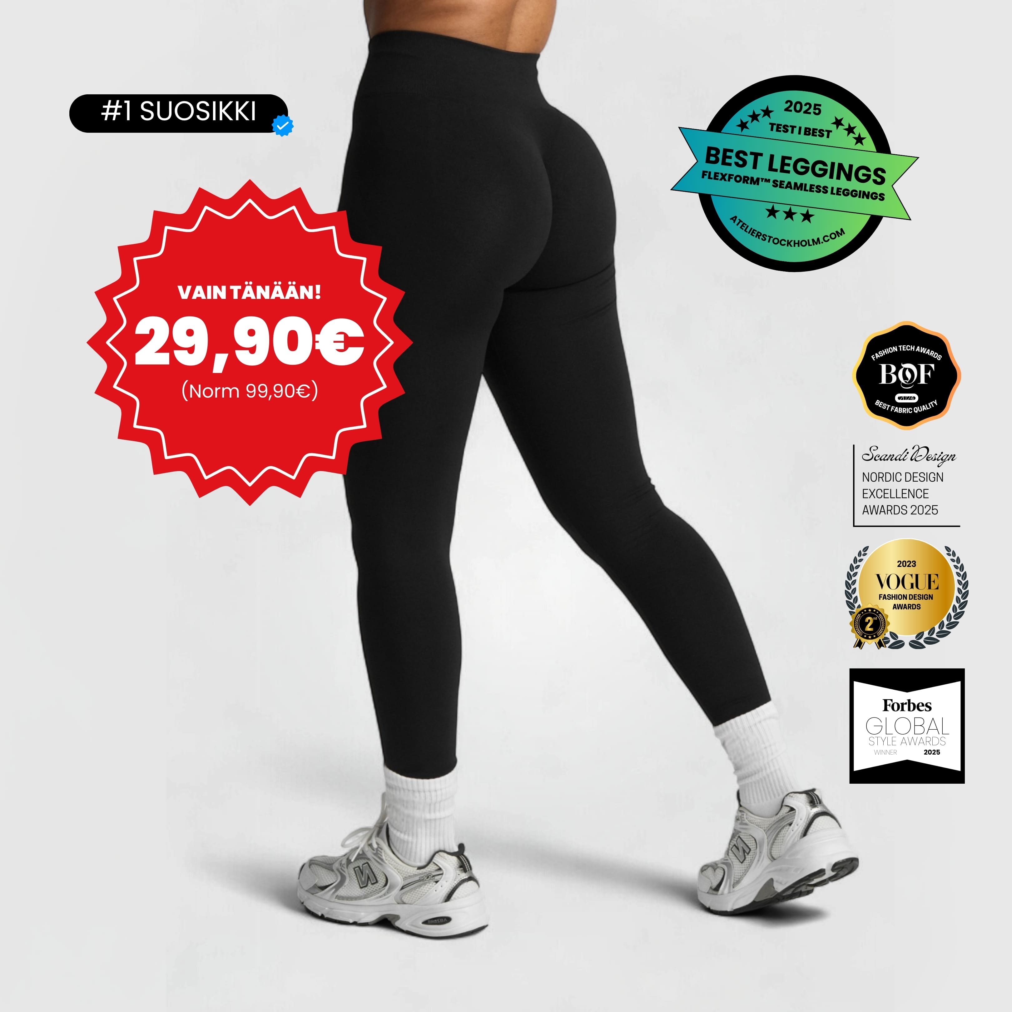 #1 TESTIVOITTAJAT │ FLEXFORM™ Seamless Leggings