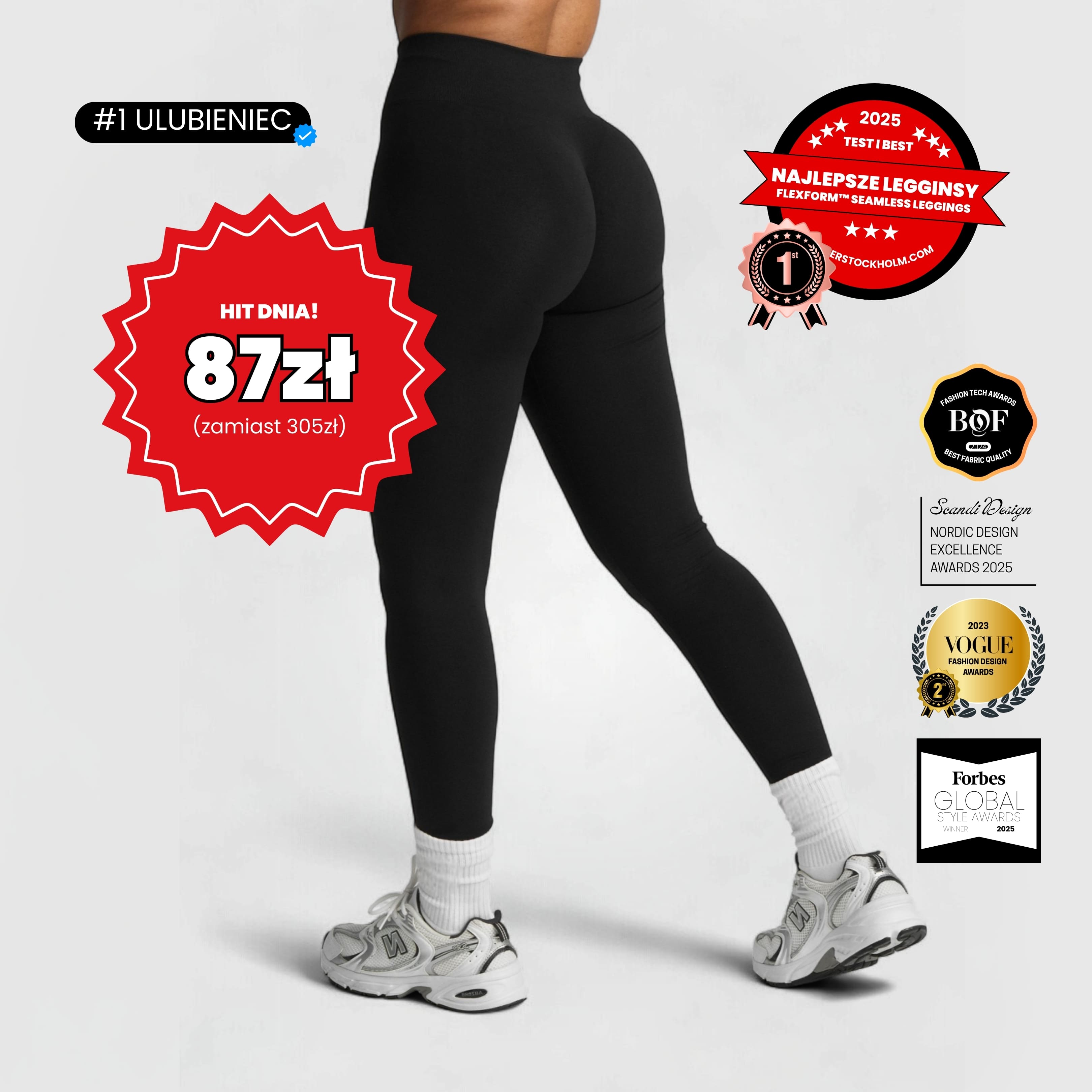 #1 NAJLEPSZE W TESTACH │ FLEXFORM™ Seamless Leggings